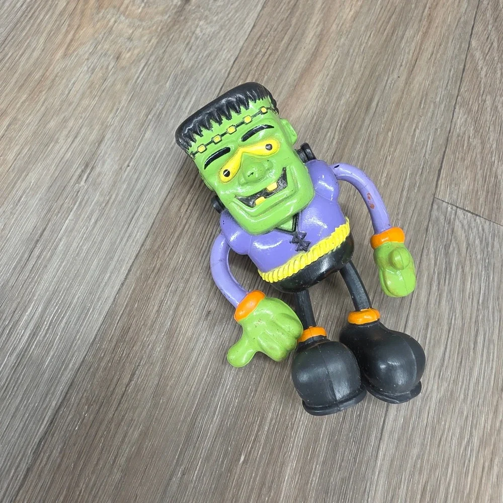 Vintage 90s Halloween Bundle Fun World Frankenstein BBI Pumpkin Stack Ghoulins